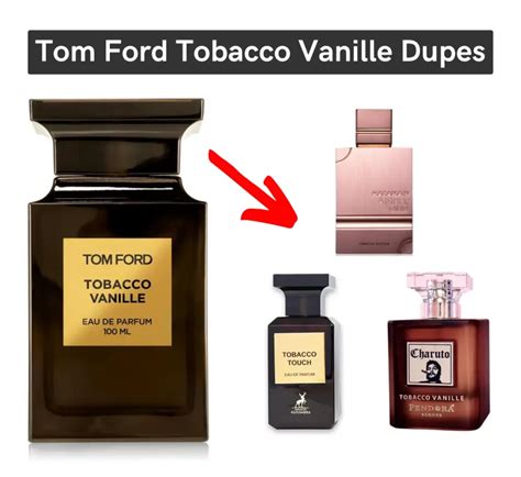 perfume dupe tom ford|tom ford tobacco vanille dupe.